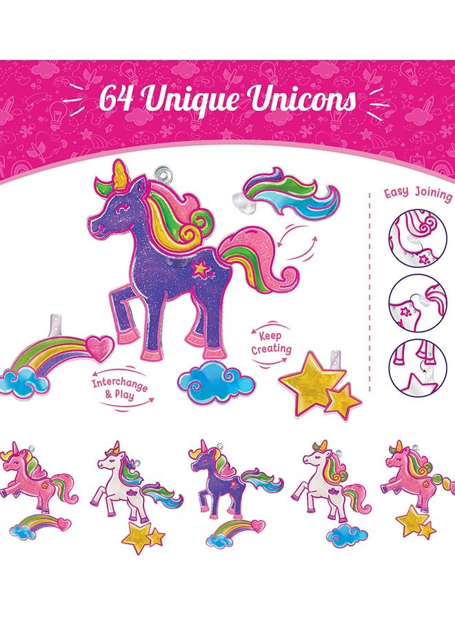 Imagimake Window Art Suncatcher Kit for Kids 5+ Years - Princess & Unicorn | 32 Pieces DIY Glass Painting Activity Set | Toys for Girls | Art & Craft Kit | Ramadan Gifts, Birthday & Return Gifting - Image 5